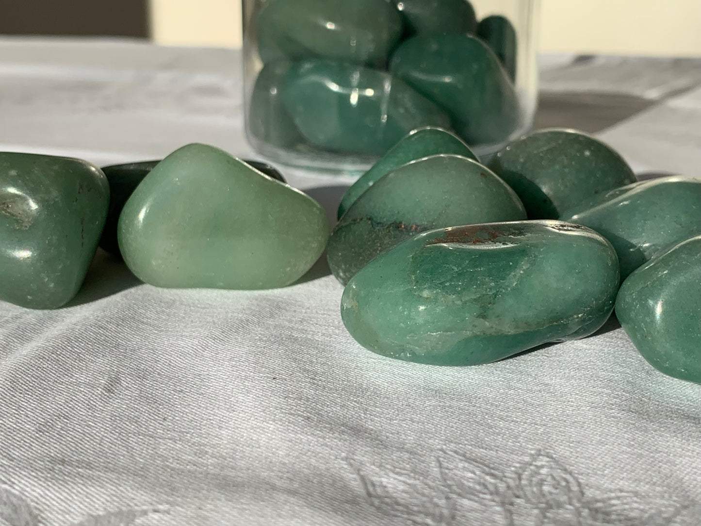 green aventurine tumble