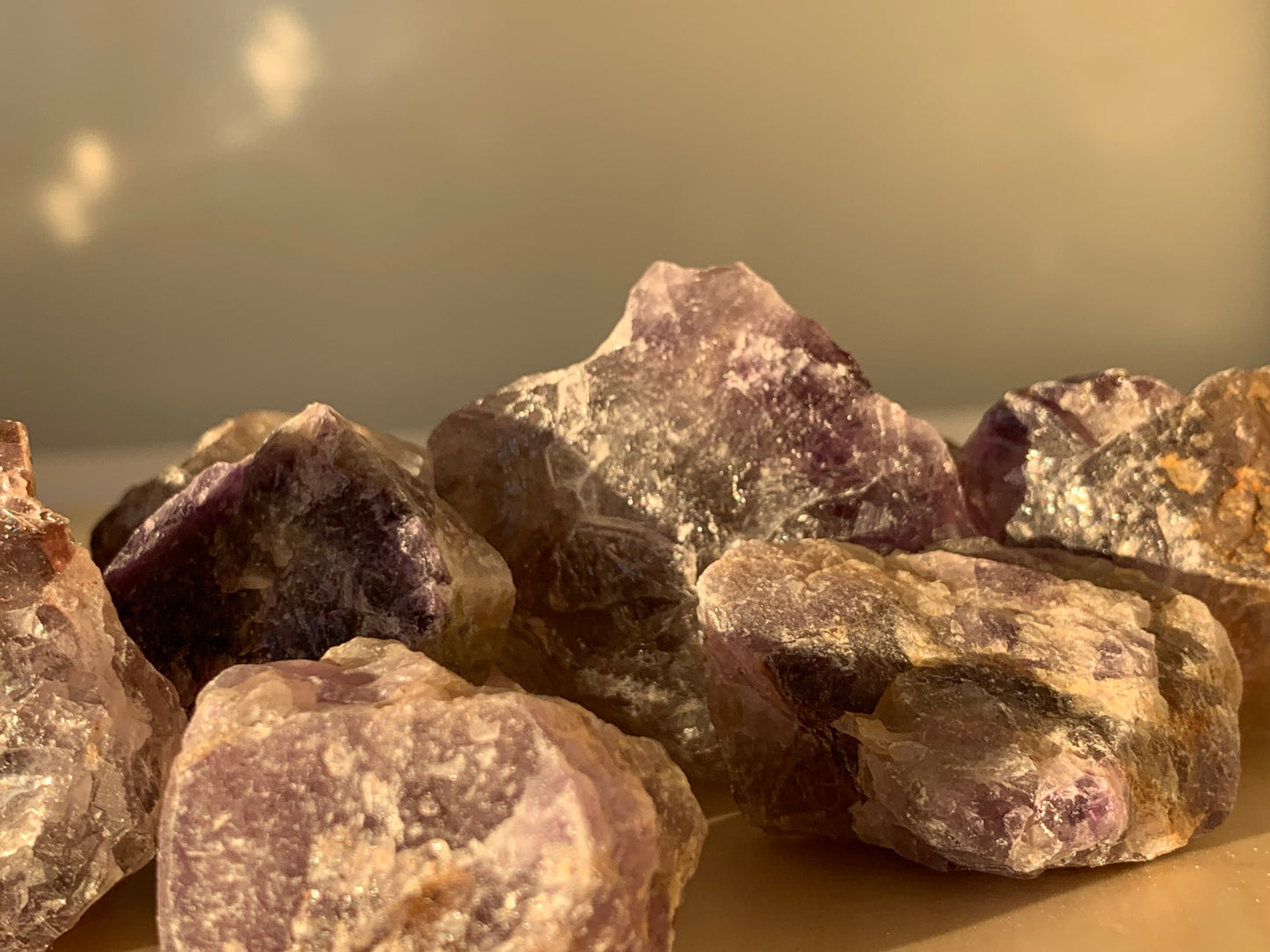 inclusion amethyst chunk