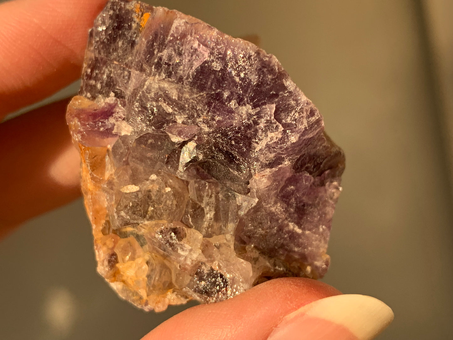 inclusion amethyst chunk