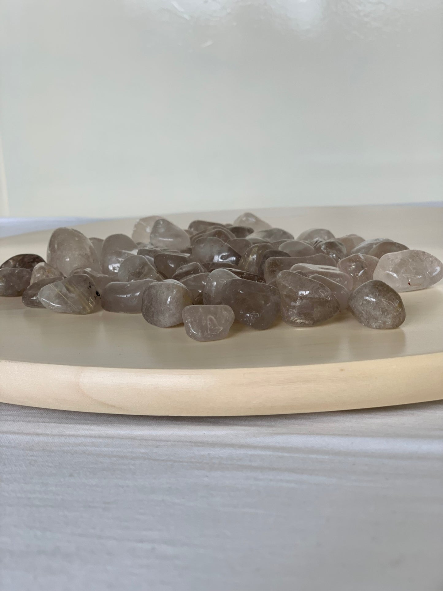 inclusion smokey quartz tumble