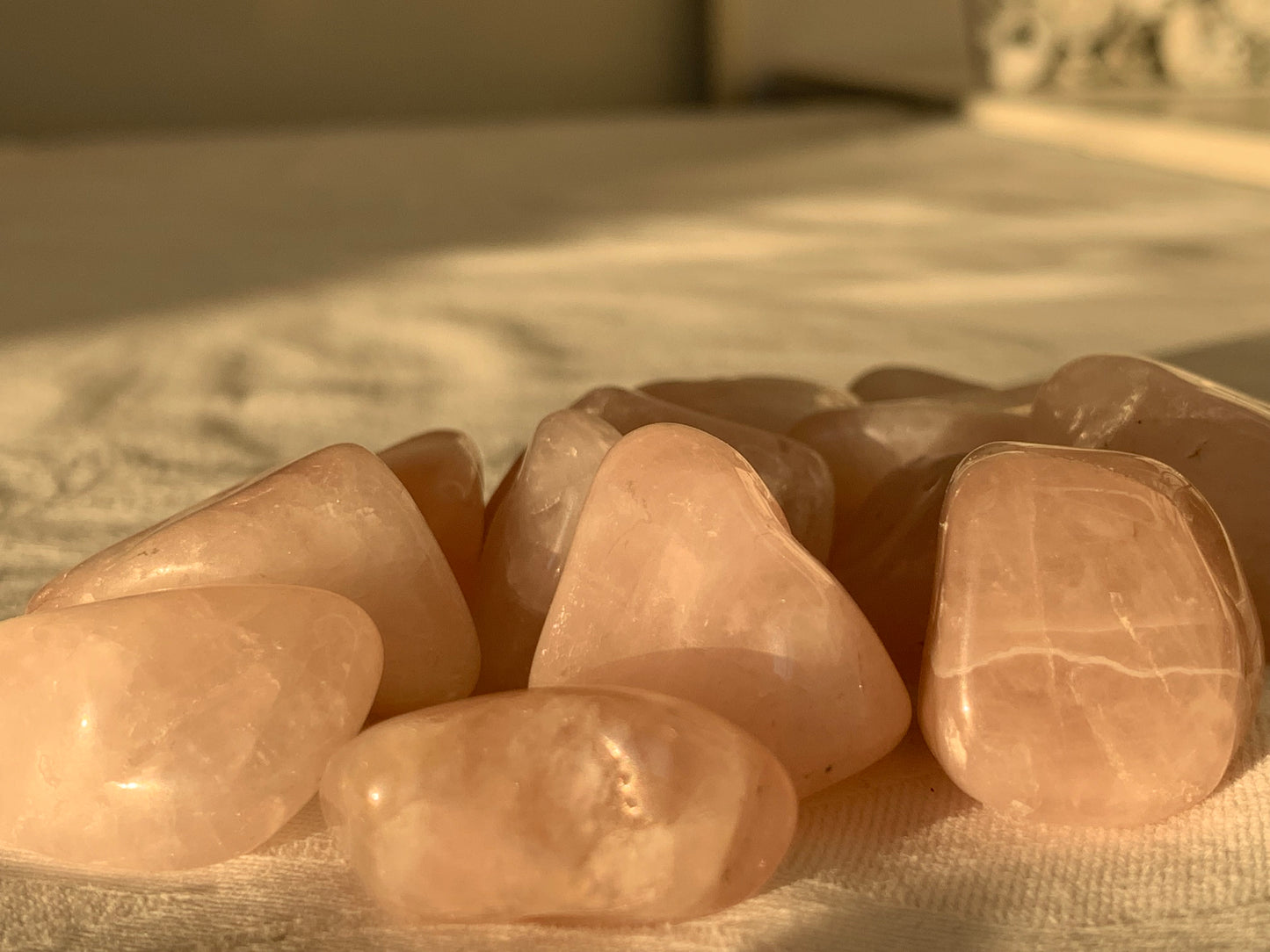rose quartz tumble