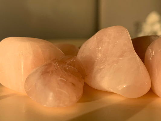 rose quartz tumble