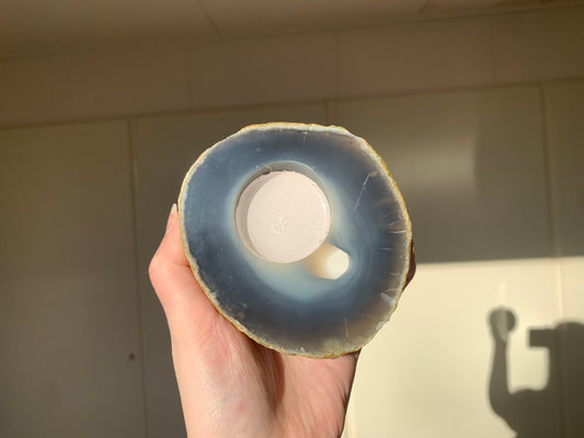 b - agate candle holder