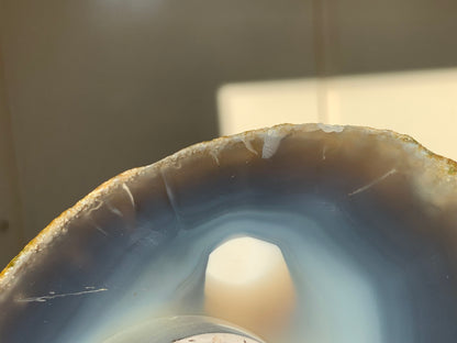 b - agate candle holder